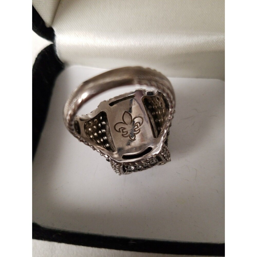 Judith Ripka Onyx RING SIZE 10 - Picture 7 of 8